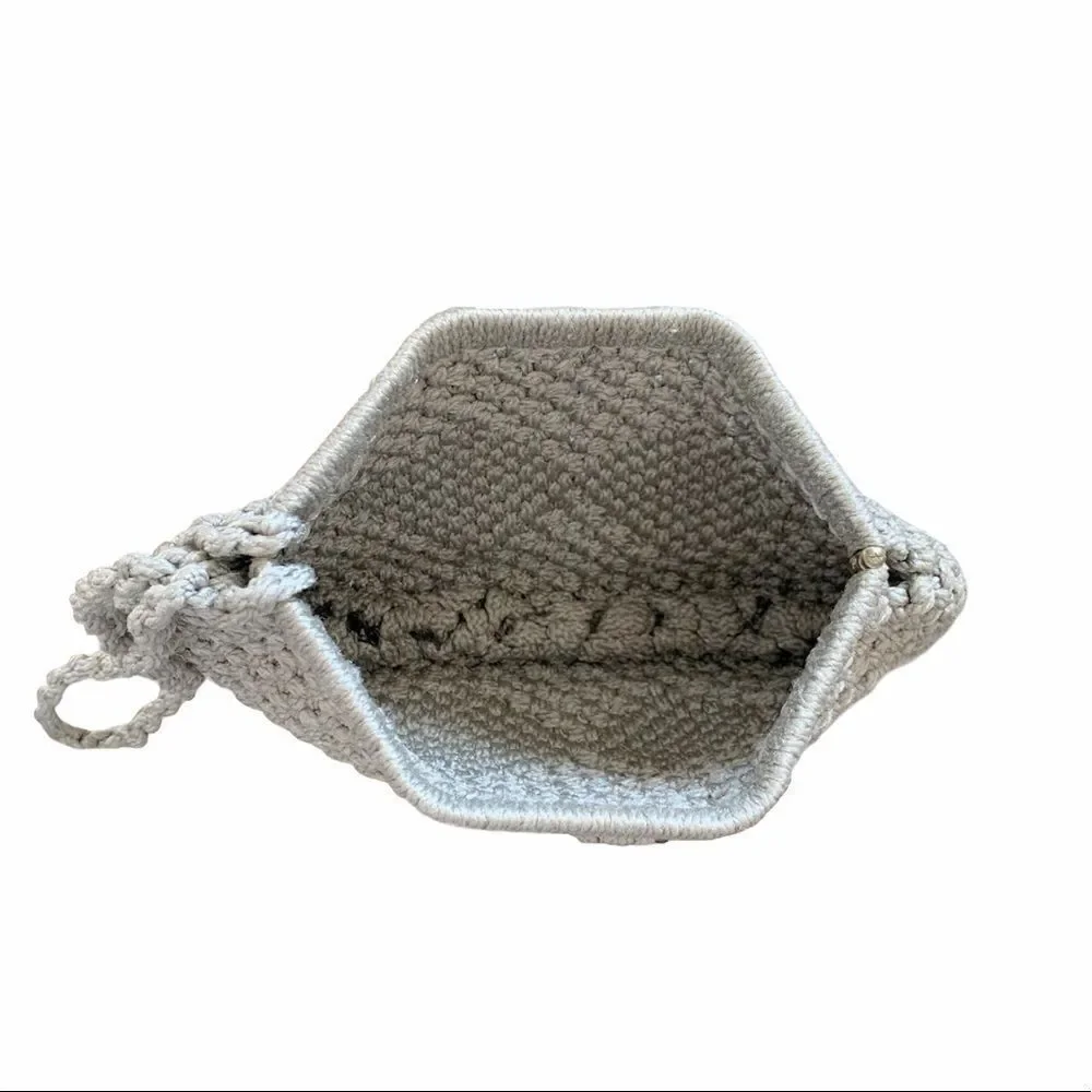 Handmade Crotchet Clutch Wristlet